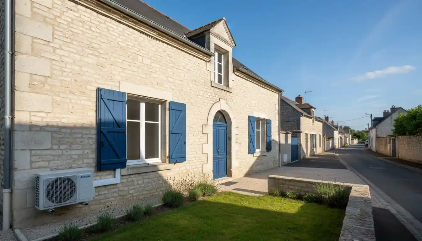 Installation pompe à chaleur à Dissay