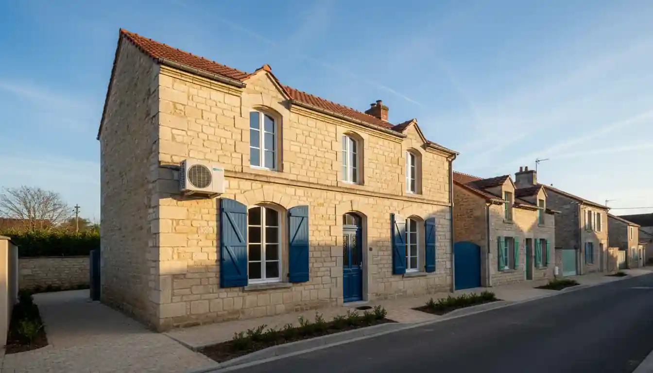 Installation pompe à chaleur à Naintré